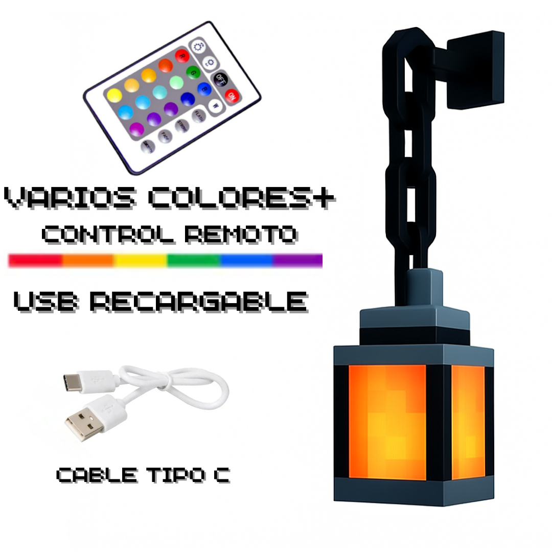 Lámpara Pixel Recargable